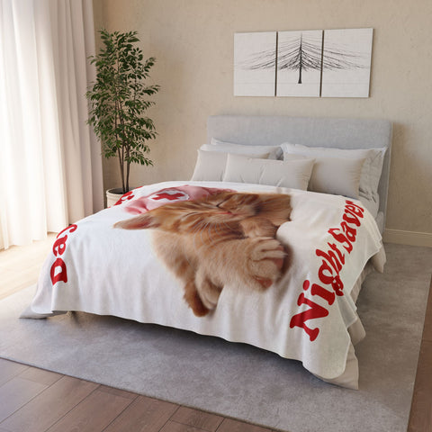 Night Saver Sherpa Blanket 60" X 80"