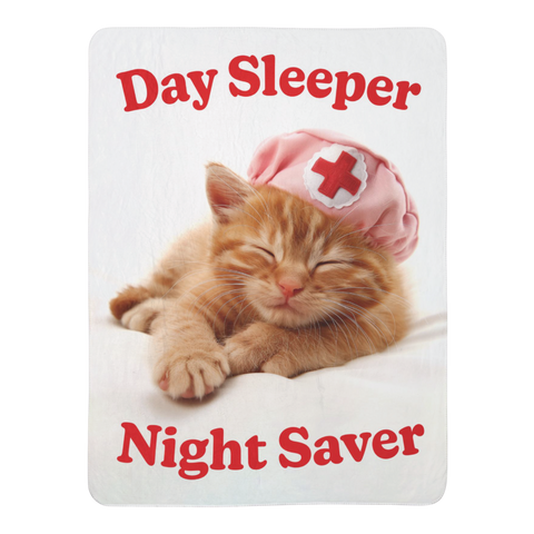 Night Saver Sherpa Blanket 60" X 80"